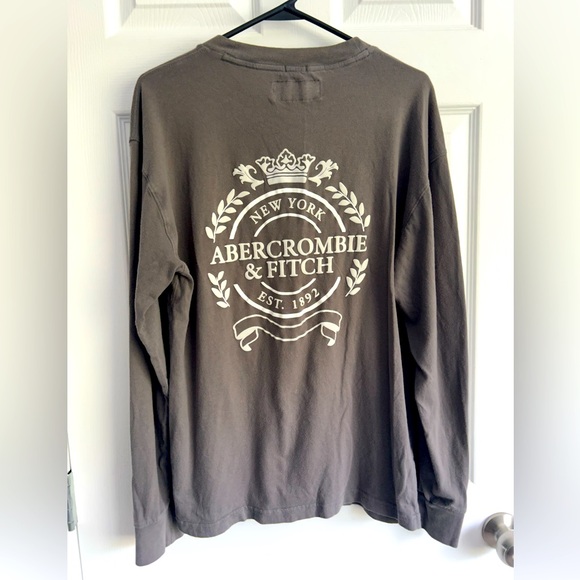 Abercrombie & Fitch Other - Abercrombie & Fitch Soft A&F Relaxed Fit Men’s Long Sleeved Grey T Shirt size M